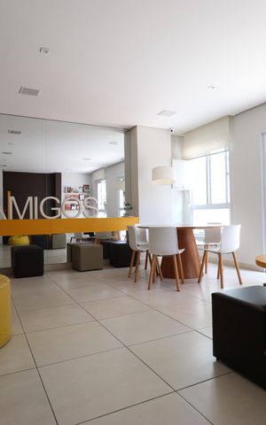 Apartamento à venda com 33m², 1 quarto e sem vagaÁrea comum - Salão de festas
