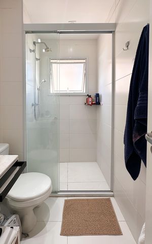 Apartamento para alugar com 94m², 3 quartos e 2 vagas Apartamento para alugar com 94m², 3 quartos e 2 vagasBanheiro da Suíte