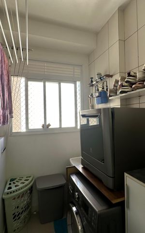 Apartamento à venda com 71m², 3 quartos e 2 vagas Apartamento à venda com 71m², 3 quartos e 2 vagasÁrea de Serviço