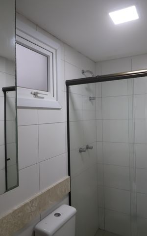 Apartamento à venda com 62m², 2 quartos e 2 vagasBanheiro da Suíte