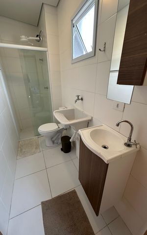 Studio à venda com 30m², 1 quarto e sem vaga Studio à venda com 30m², 1 quarto e sem vagaBanheiro