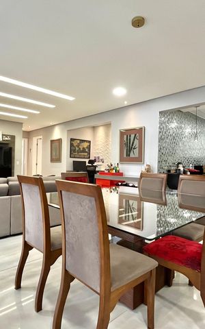 Apartamento à venda com 121m², 3 quartos e 2 vagas Apartamento à venda com 121m², 3 quartos e 2 vagasSala