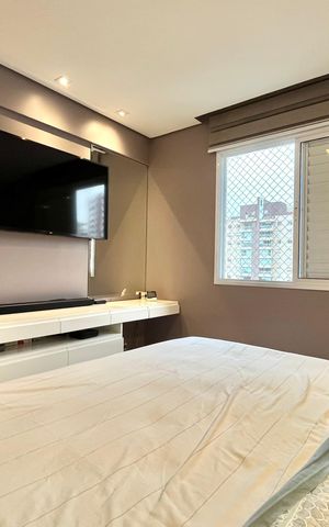 Apartamento à venda com 121m², 3 quartos e 2 vagas Apartamento à venda com 121m², 3 quartos e 2 vagasSuite 1