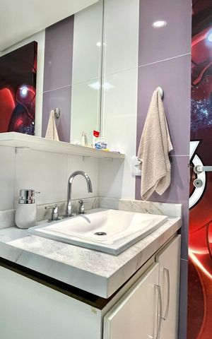 Apartamento à venda com 121m², 3 quartos e 2 vagas Apartamento à venda com 121m², 3 quartos e 2 vagasBanheiro da Suíte 3
