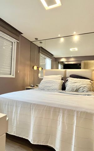 Apartamento à venda com 121m², 3 quartos e 2 vagas Apartamento à venda com 121m², 3 quartos e 2 vagasSuite 1