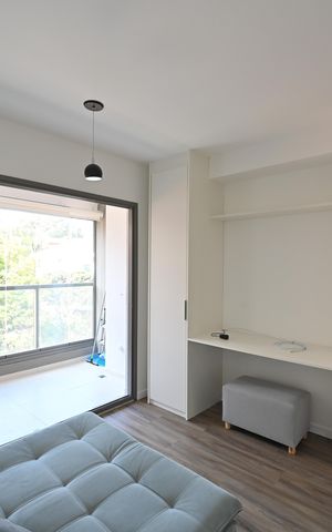 Studio à venda com 27m², 1 quarto e sem vagaSala/Quarto