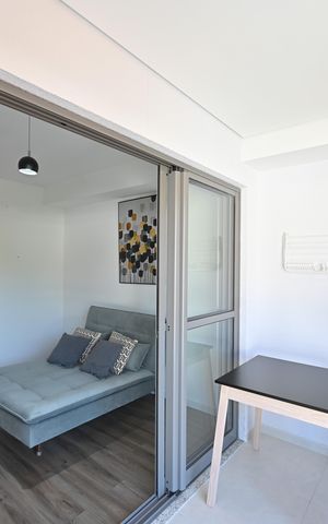 Studio à venda com 27m², 1 quarto e sem vagaVaranda