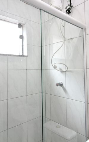 Casa para alugar com 49m², 1 quarto e 1 vaga Casa para alugar com 49m², 1 quarto e 1 vagaBanheiro da Suíte