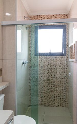 Apartamento para alugar com 62m², 2 quartos e 2 vagas Apartamento para alugar com 62m², 2 quartos e 2 vagasBanheiro da suíte