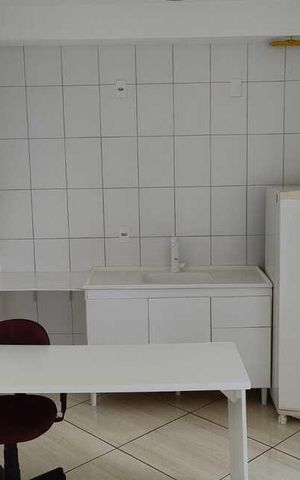 Studio para alugar com 25m², 1 quarto e sem vaga Studio para alugar com 25m², 1 quarto e sem vagaCozinha