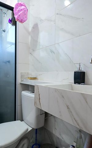 Apartamento para alugar com 44m², 2 quartos e sem vagaBanheiro