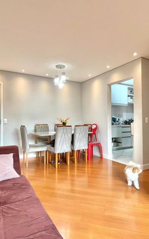 Apartamento à venda com 58m², 2 quartos e 1 vaga Apartamento à venda com 58m², 2 quartos e 1 vagaSala