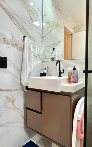 Apartamento à venda com 58m², 2 quartos e 1 vaga Apartamento à venda com 58m², 2 quartos e 1 vagaBanheiro