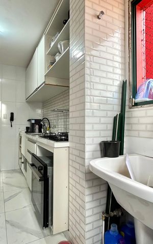 Apartamento à venda com 58m², 2 quartos e 1 vaga Apartamento à venda com 58m², 2 quartos e 1 vagaÁrea de Serviço