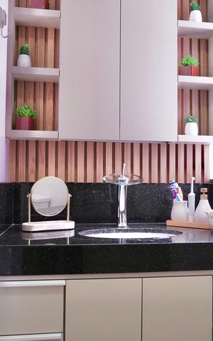 Apartamento à venda com 95m², 3 quartos e 2 vagasBanheiro da Suíte