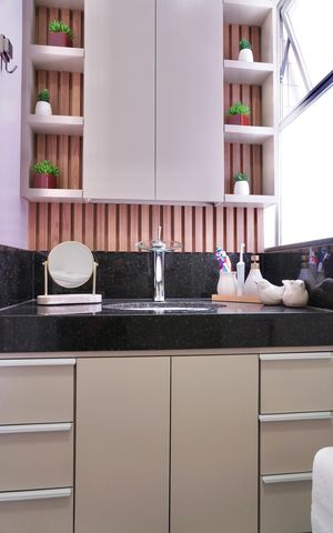 Apartamento à venda com 95m², 3 quartos e 2 vagasBanheiro da Suíte
