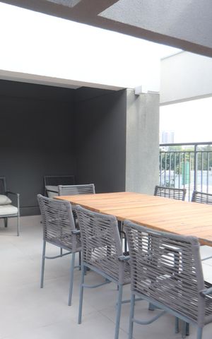 Studio para alugar com 37m², 1 quarto e sem vagaÁrea comum - Churrasqueira