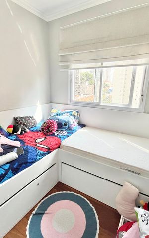 Apartamento à venda com 94m², 2 quartos e 3 vagas Apartamento à venda com 94m², 2 quartos e 3 vagasQuarto Suíte 1