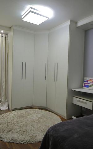 Apartamento à venda com 135m², 3 quartos e 1 vagaQuarto 2 