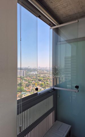 Apartamento para alugar com 38m², 1 quarto e 2 vagasVaranda
