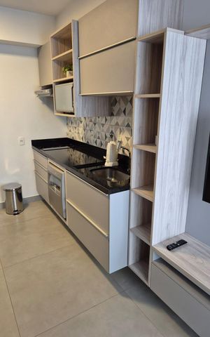 Apartamento para alugar com 38m², 1 quarto e 2 vagasCozinha