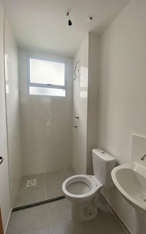Apartamento para alugar com 42m², 2 quartos e 2 vagas Apartamento para alugar com 42m², 2 quartos e 2 vagasBanheiro