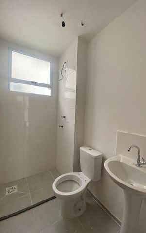 Apartamento para alugar com 42m², 2 quartos e 2 vagas Apartamento para alugar com 42m², 2 quartos e 2 vagasBanheiro
