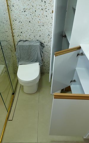 Apartamento à venda com 70m², 1 quarto e 2 vagasBanheiro da Suíte
