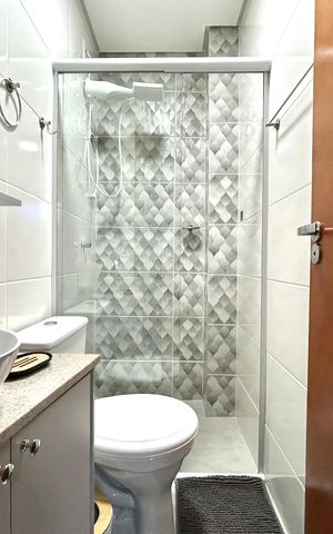 Studio para alugar com 23m², 1 quarto e 1 vaga Studio para alugar com 23m², 1 quarto e 1 vagaBanheiro
