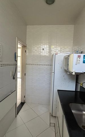 Apartamento à venda com 75m², 2 quartos e 1 vagaCozinha do salão de festa