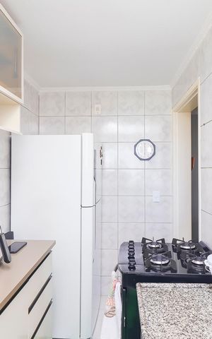 Apartamento à venda com 57m², 3 quartos e 1 vagaCozinha e Área de Serviço