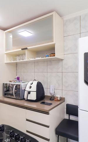 Apartamento à venda com 57m², 3 quartos e 1 vagaCozinha e Área de Serviço