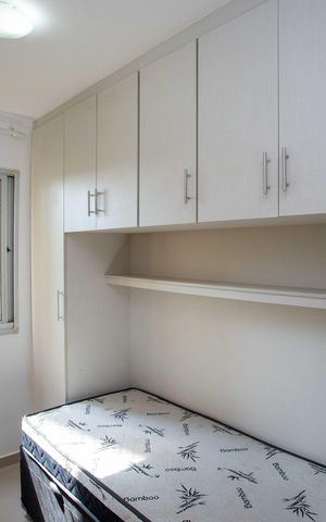 Apartamento à venda com 44m², 2 quartos e 1 vagaQuarto 1