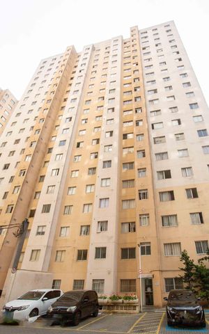 Apartamento à venda com 44m², 2 quartos e 1 vagaFachada do bloco