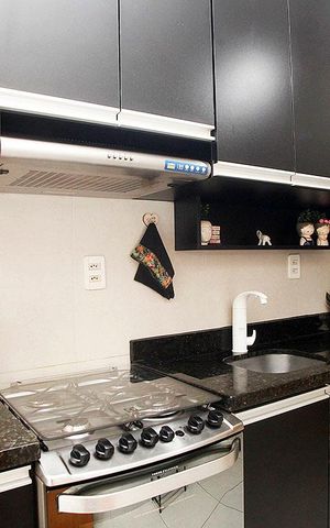 Apartamento à venda com 74m², 2 quartos e 1 vagaCozinha + Área de Serviço