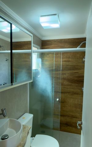 Apartamento à venda com 56m², 2 quartos e 2 vagas Apartamento à venda com 56m², 2 quartos e 2 vagasSuíte Banheiro