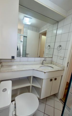 Apartamento à venda com 56m², 2 quartos e 2 vagas Apartamento à venda com 56m², 2 quartos e 2 vagasBanheiro