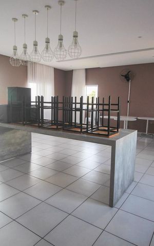 Apartamento à venda com 43m², 2 quartos e 1 vagaÁrea comum - Salão de festas