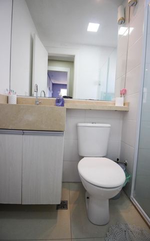Apartamento à venda com 43m², 2 quartos e 1 vagaBanheiro