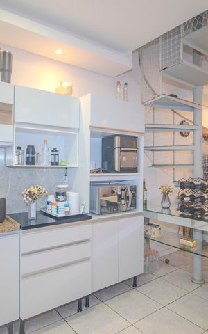 Casa de condomínio à venda com 100m², 3 quartos e 1 vaga Casa de condomínio à venda com 100m², 3 quartos e 1 vagaCozinha