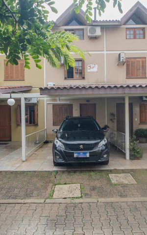 Casa de condomínio à venda com 100m², 3 quartos e 1 vaga Casa de condomínio à venda com 100m², 3 quartos e 1 vagaFachada