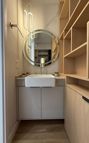 Studio à venda com 24m², 1 quarto e sem vagaBanheiro social