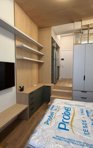 Studio à venda com 24m², 1 quarto e sem vagaStudio