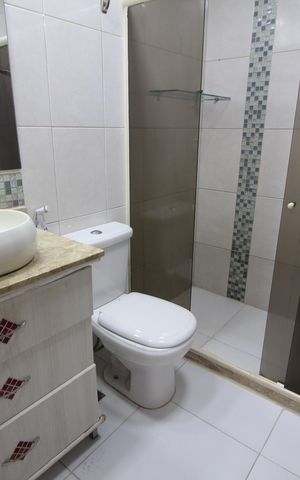 Apartamento à venda com 75m², 1 quarto e 1 vagaBanheiro