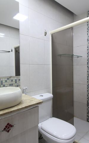 Apartamento à venda com 75m², 1 quarto e 1 vagaBanheiro