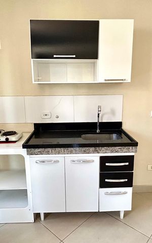 Studio à venda com 37m², 1 quarto e 1 vaga Studio à venda com 37m², 1 quarto e 1 vagaCozinha