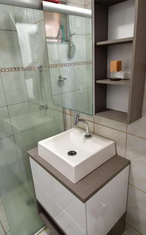 Apartamento à venda com 70m², 1 quarto e 1 vagaBanheiro
