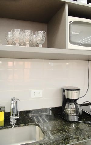 Studio à venda com 29m², 1 quarto e 1 vagaCozinha
