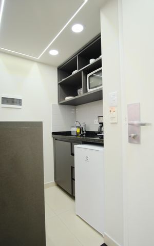 Studio à venda com 29m², 1 quarto e 1 vagaCozinha