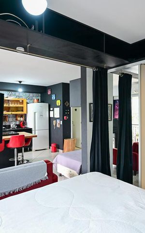 Apartamento para alugar com 59m², 1 quarto e 1 vagaSuíte